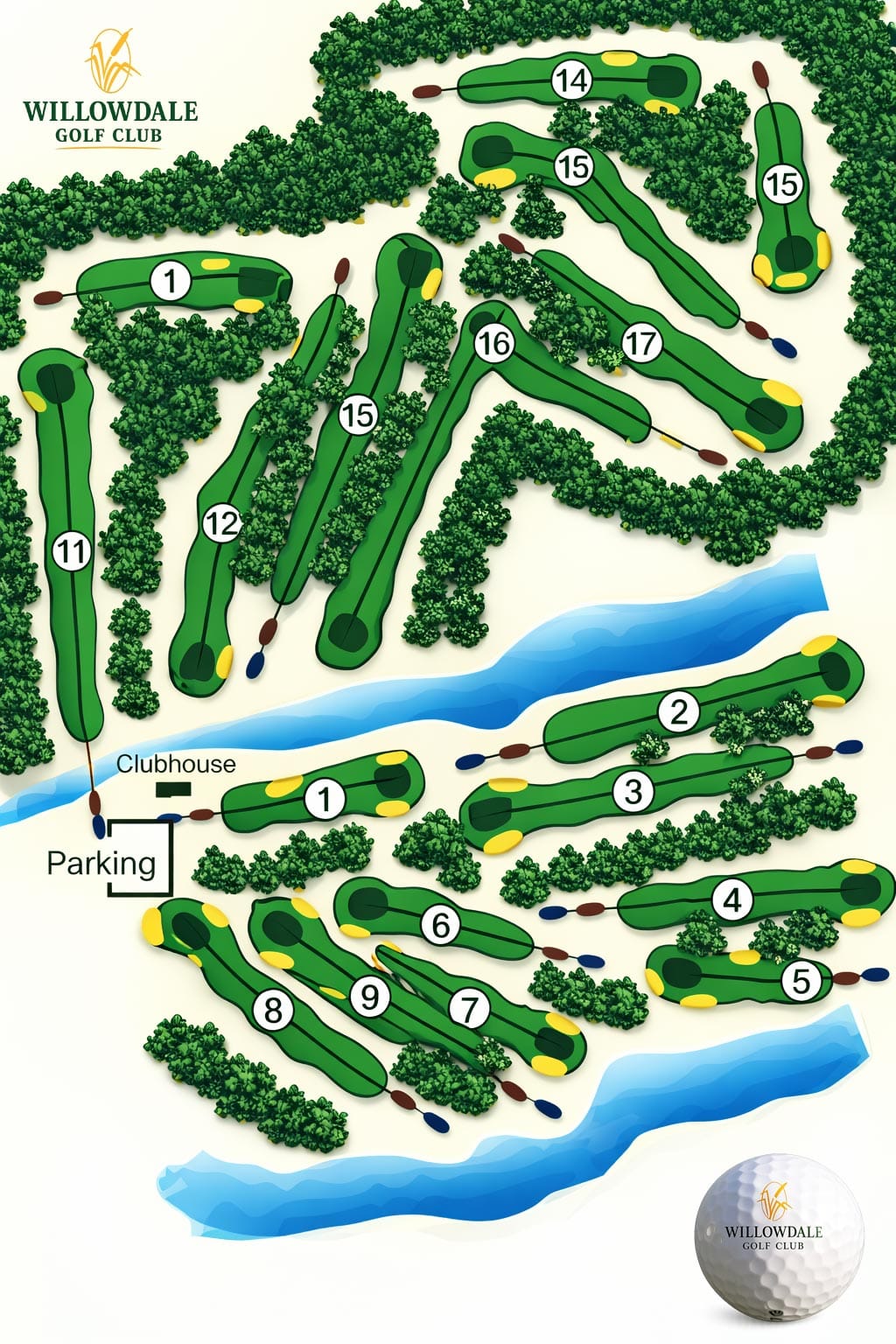 Willowdale Course Map